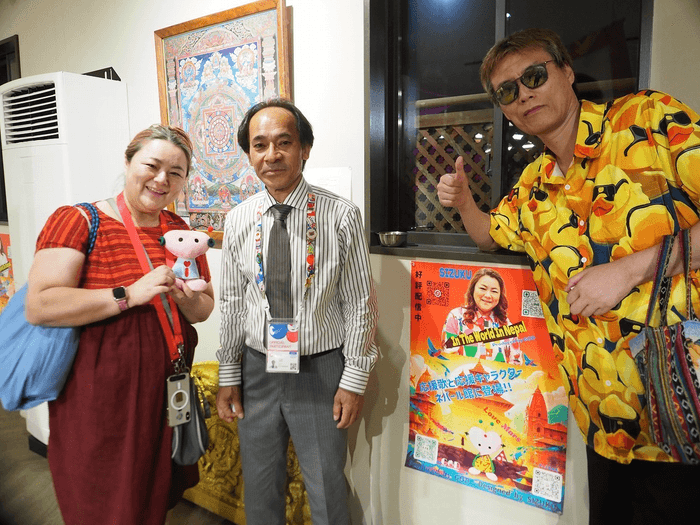 左からSIZUKU、榊、GOD