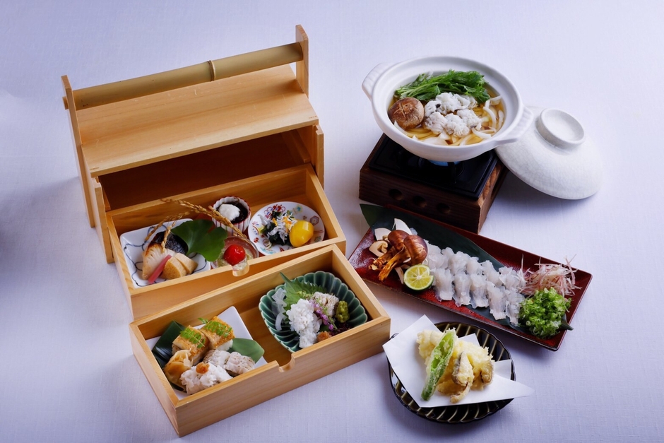 ▲鱧と松茸の秋御膳