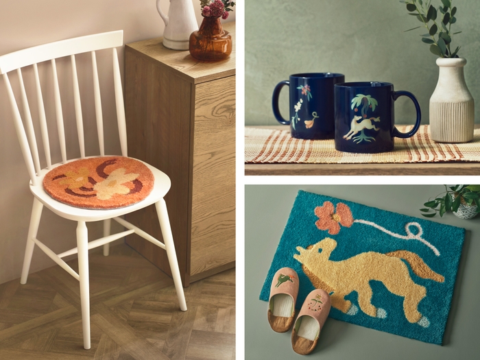 チェアパッド/マグカップ/玄関マット/バブーシュ