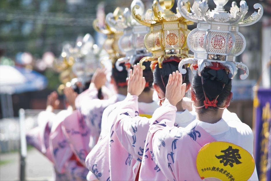 伝統芸能「山鹿灯籠踊り」
