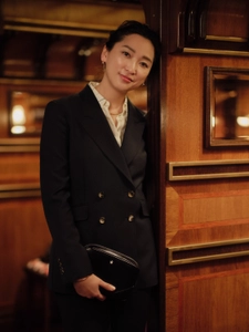 モンブランがミラノファッションウィークで 2026年秋冬レザーコレクションを発表　 会場に女優の杏さんが来場