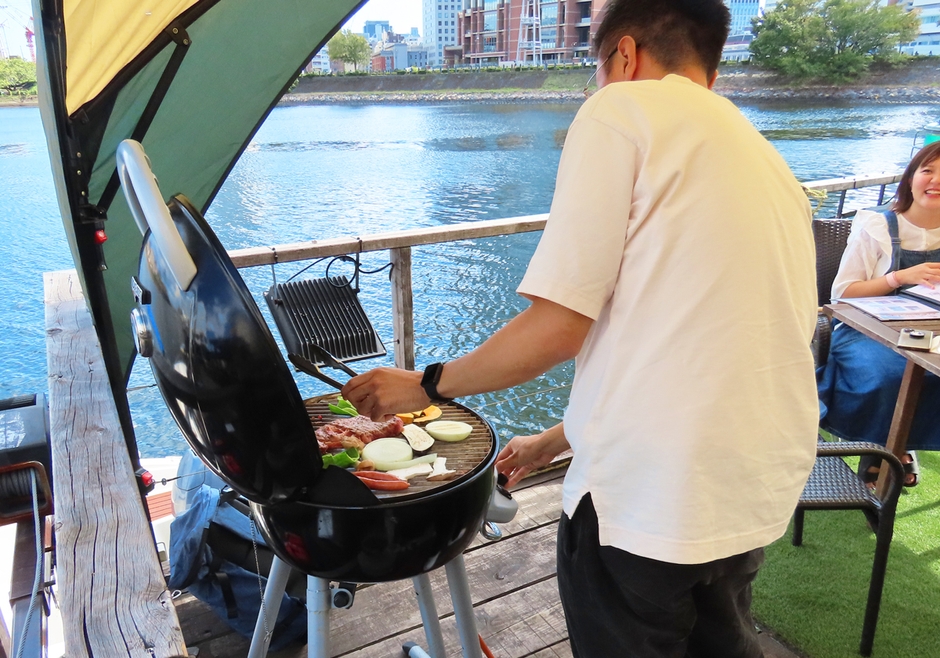 海を眺めてBBQをお楽しみいただけます