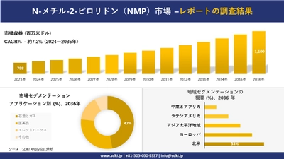 N-メチル-2-ピロリドン（NMP）市場の発展、傾向、需要、成長分析および予測2024－2036年