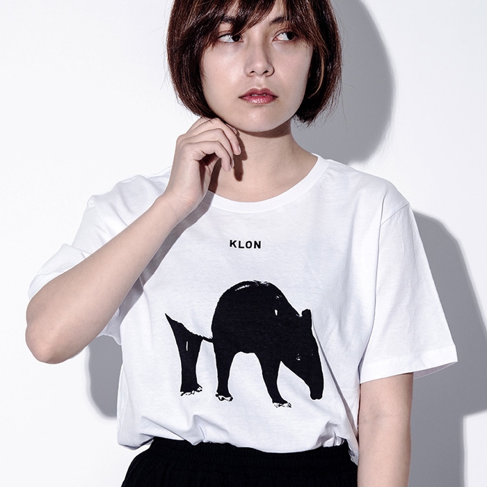 KLON モノクロ動物Tシャツ05