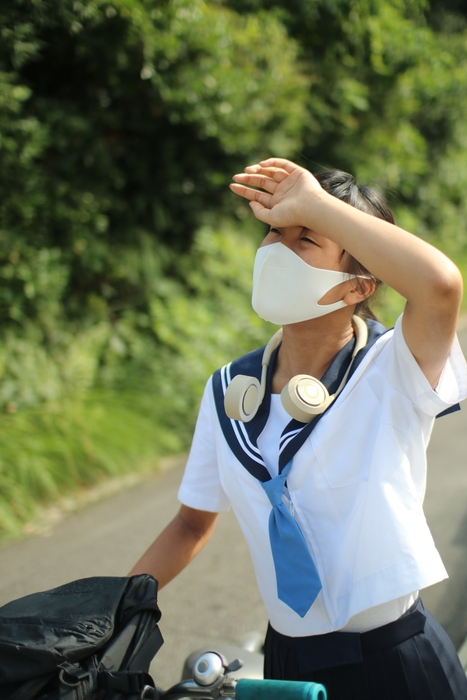 通学時の自転車でも