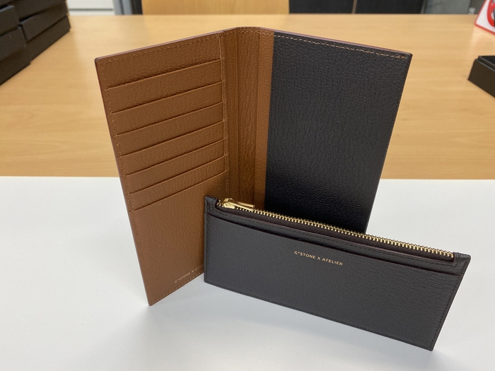 セパレート型ウォレット(ダークブラウン＆キャメルブラウン)2