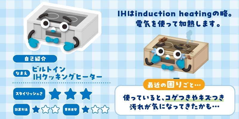 IHコンロのプロフィール