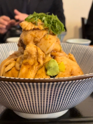 鳥わさ丼