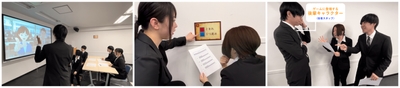 ハラスメント研修に参加している様子