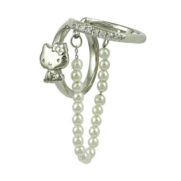 ハローキティのダブルイヤーカフ