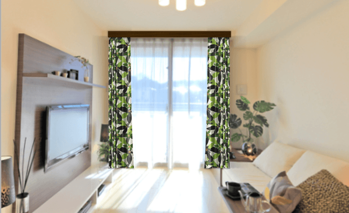 カーテンシミュレーション例