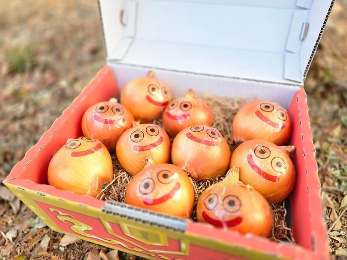 ▲リアルな「たまねぎスライム」を大収穫!