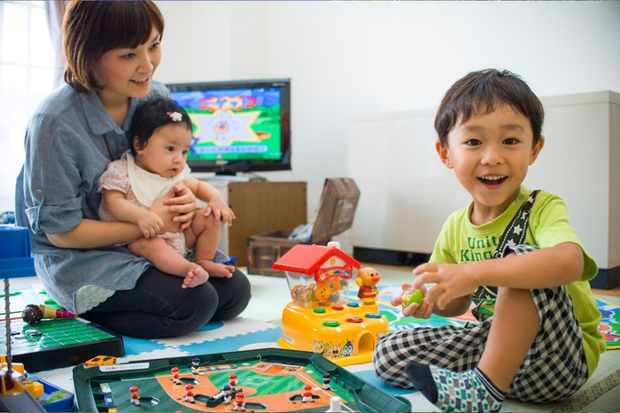 おもちゃ付き「遊べるルーム」