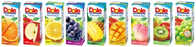 【雪印メグミルク】『 Dole(R)  100％』シリーズ　各200ml  全国でリニューアルおよび新発売！ 