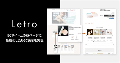 「Letro」がECサイト上の各ページに最適化したUGC表示を実現