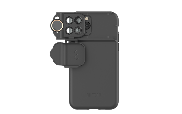 iPhone11Pro用ブラック(魚眼・望遠位置)