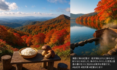 八幡平の紅葉のイメージ