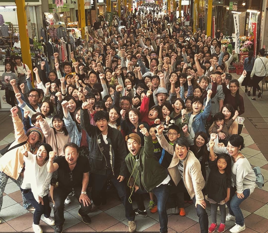 アーケード撮影風景1