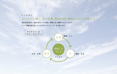 チルダイナーのサステナビリティ