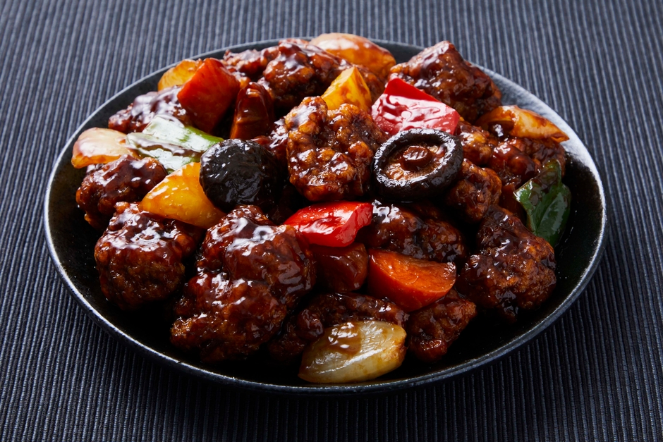 本格 黒酢酢豚 香醋入り