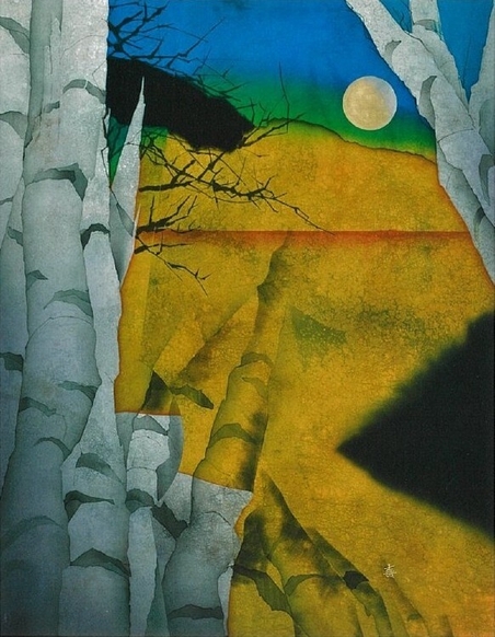 横山喜八郎《蔦沼秋景II》