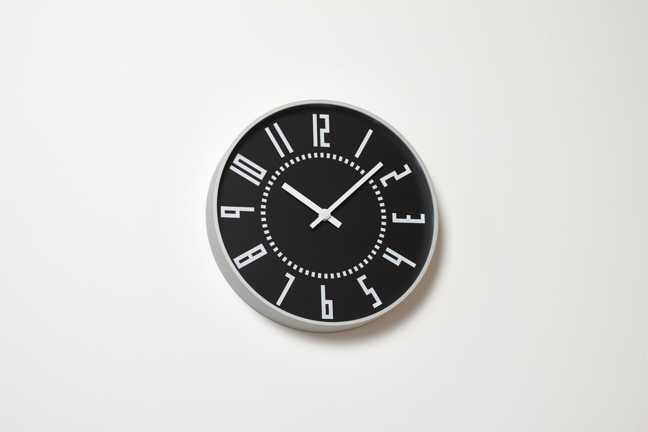 eki_clock 　ブラック