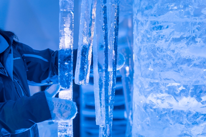 【トマム】氷の楽器 アイスウインドチャイム