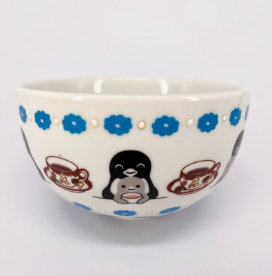 九谷焼 抹茶碗「カフェを楽しむ」直径11.5×高さ7cm 88,000円