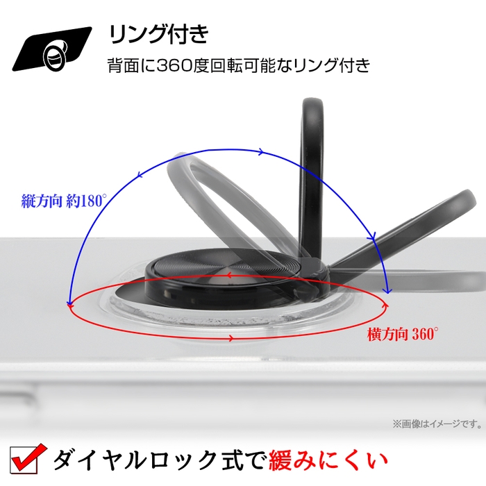 緩みにくいリングを採用