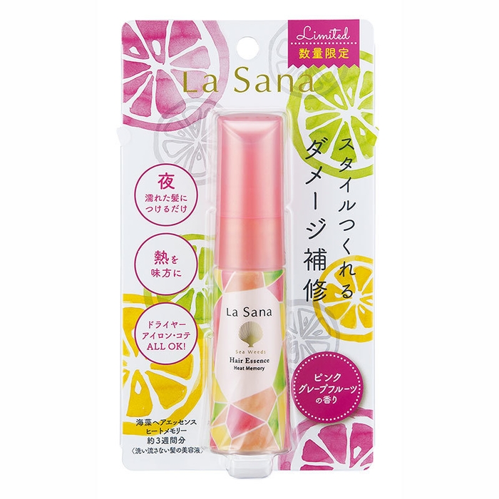 海藻 ヘア エッセンス ヒートメモリー ピンクグレープフルーツの香り 25ml