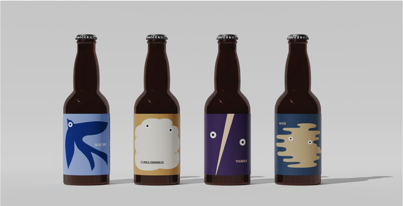 4種ビール「空を飲む。海を飲む」1
