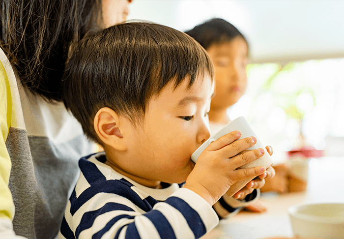 子どもでもしっかり持てるサイズ