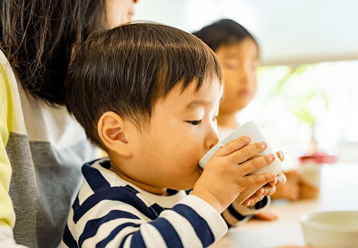 子どもでもしっかり持てるサイズ