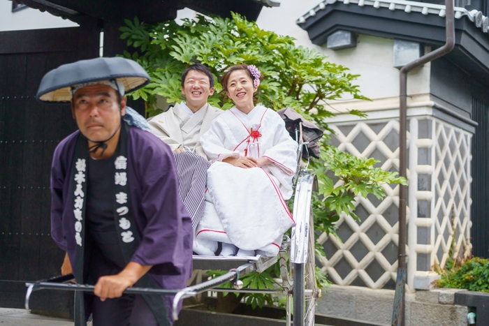 人力車で城下町を満喫しながら