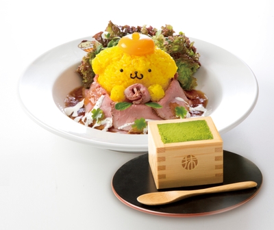 ローズなミートで♪ローストビーフ丼+宇治抹茶のティラミス