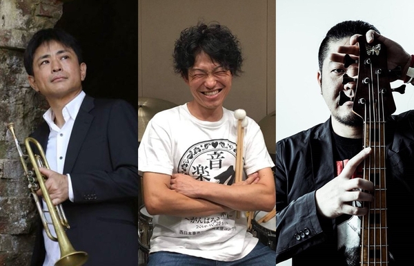 Drums 山口圭一 Trumpet 河村貴之 Bass 山本優一郎