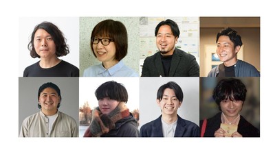 写真上段左から:株式会社irodori 一色 ヒロタカ/神奈川大学建築学部まち再生コース 山家 京子、上野 正也、塩脇 祥 下段左から:神奈川大学建築学部まち再生コース(当時在籍学生) 兼田 聖人、篠原 光汰、関川 吹雪、濱 大智