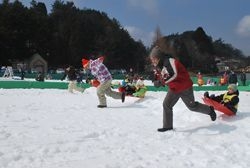 雪上運動会　開催時の様子