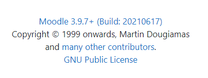 Moodle バージョン情報