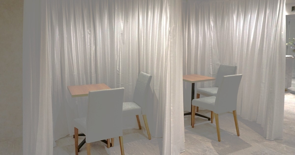 サンマリエ新宿サロンのカウンセリングスペース。落ち着いた雰囲気でじっくりと相談ができる