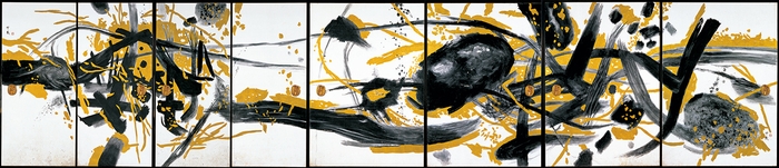 堂本印象 太平洋(全8面)1963年 高知・竹林寺(後期展示)