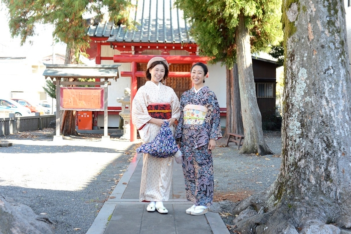 きものでお散歩　ちんぴ稲荷神社