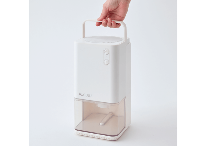 ハンドル付きで持ち運びしやすい