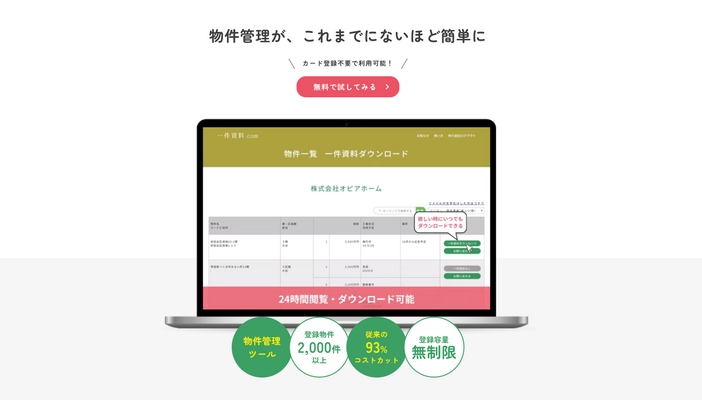たった1回の入力で、販売図面も資料共有も完結！