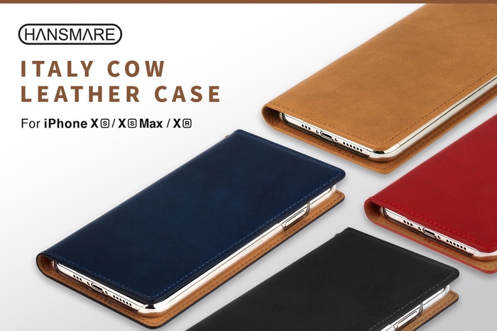 HANSMARE iPhone XS / XS Max / XR用 本革製 ケース