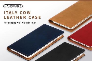 HANSMARE、高級本革のiPhone XS / XS Max / XR専用手帳型ケース新発売