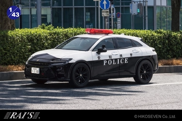 世界に1台だけ、クラウンスポーツのパトカーが1/43スケール　 ミニカーで登場!4月8日予約受付開始。限定800個