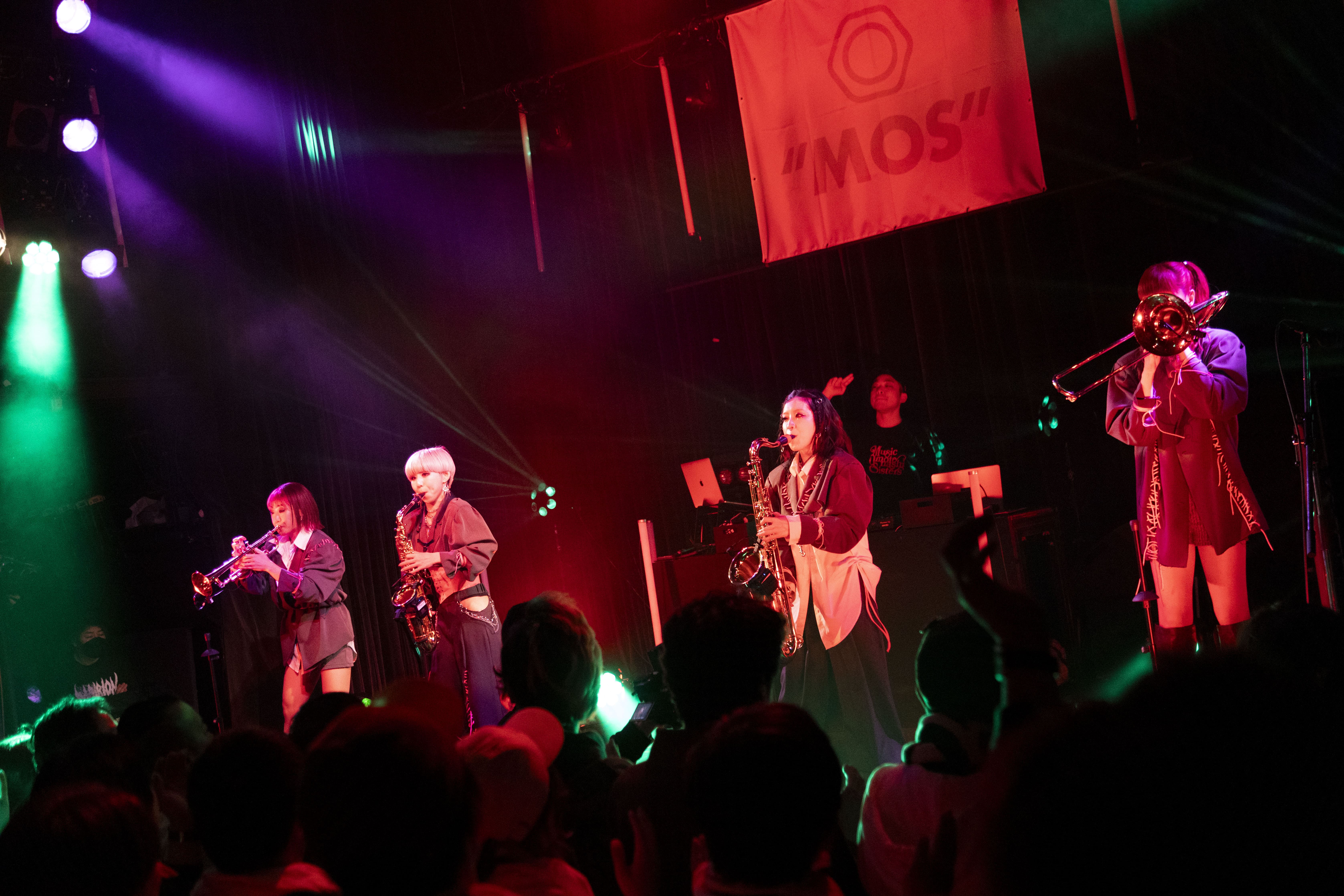 ４人組管楽器ガールズグループMOSワンマンライブ「MOS FESTA 3rd“MMM”」が大好評！ミニアルバム配信中！！