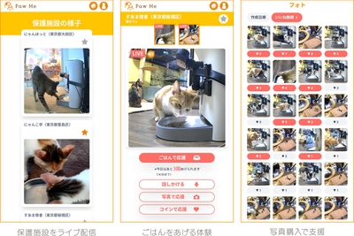 Paw Meの主な機能