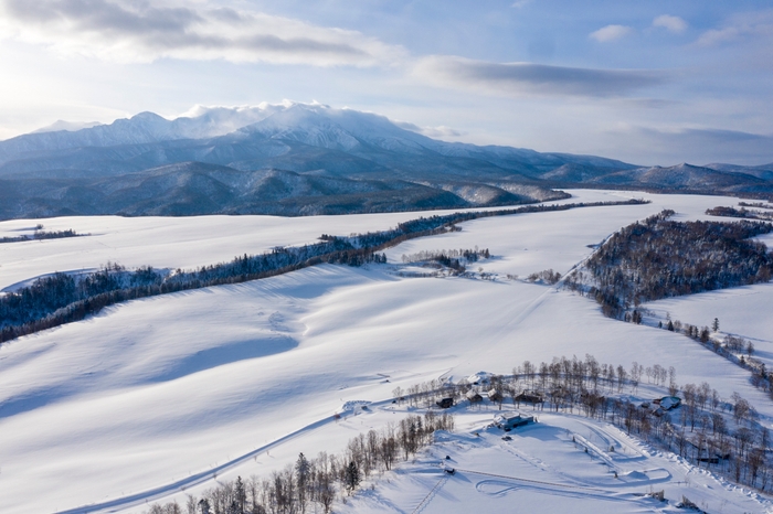 大雪高原旭ヶ丘(空撮)